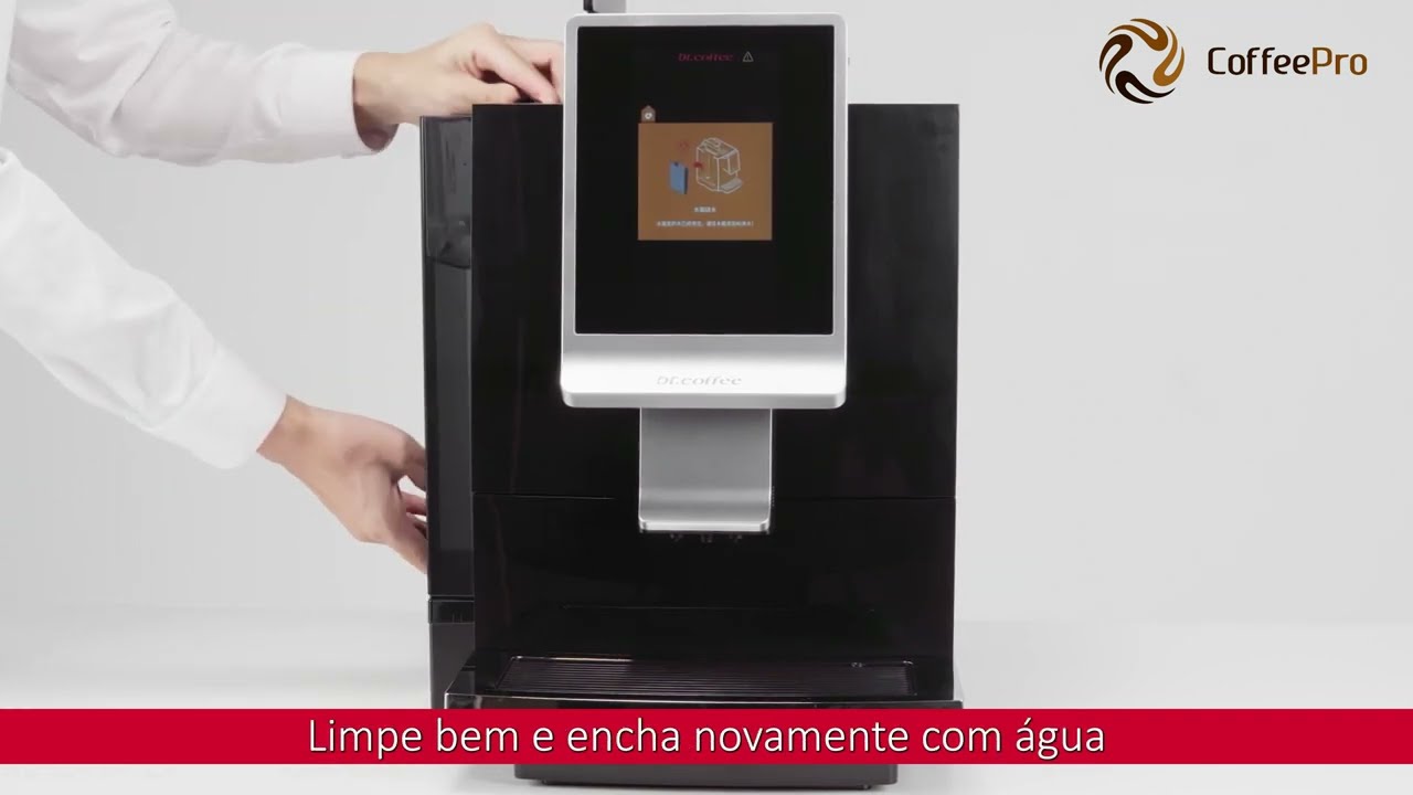 Como realizar a descalcificação da caldeira na máquina Dr. Coffee H08