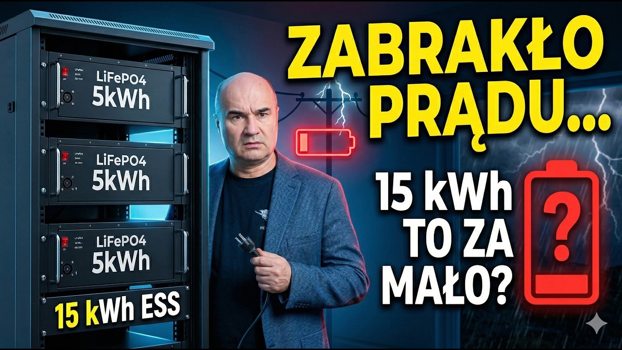 Jaka pojemność magazynu energii do domu? Test 15 kWh vs pełna niezależność