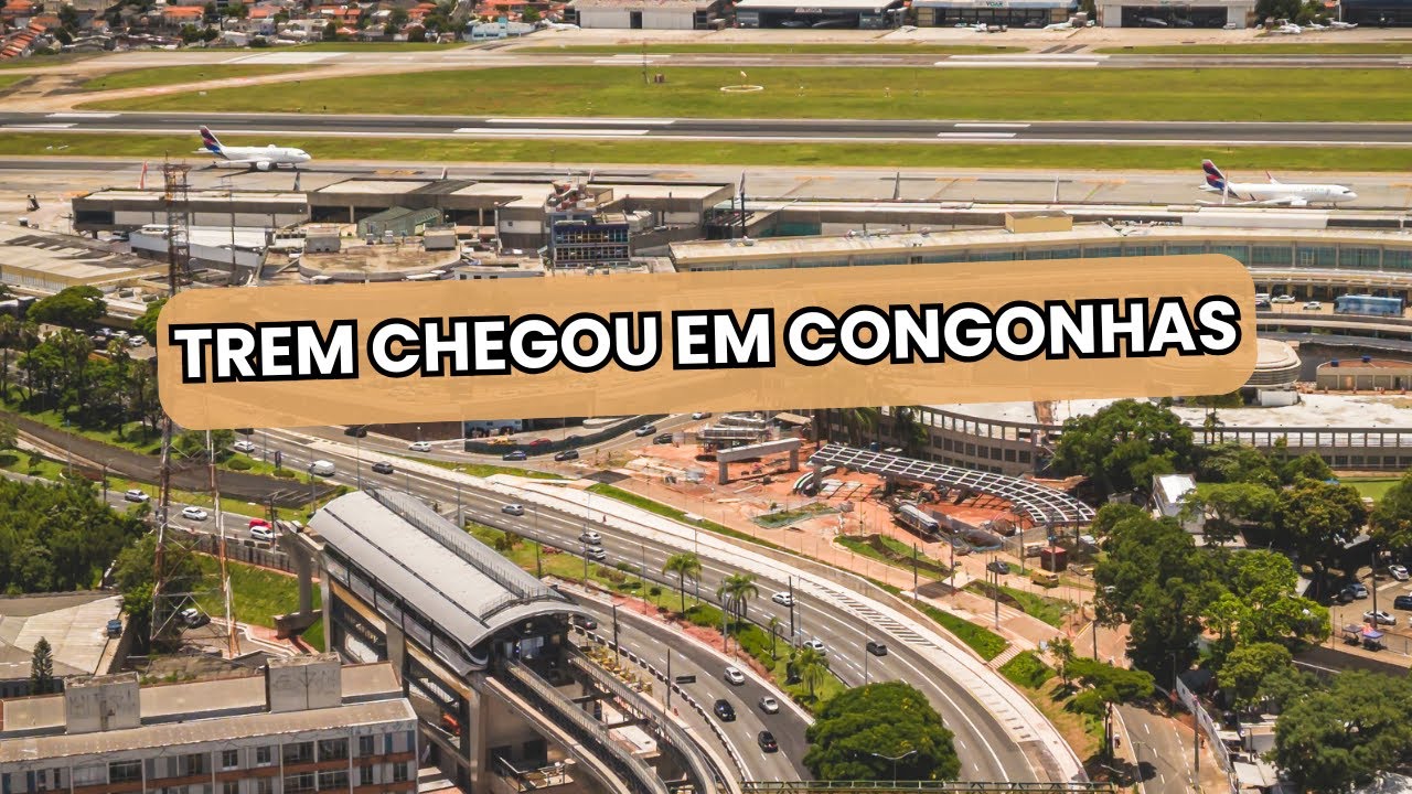 VEJA O MONOTRILHO CHEGANDO EM CONGONHAS