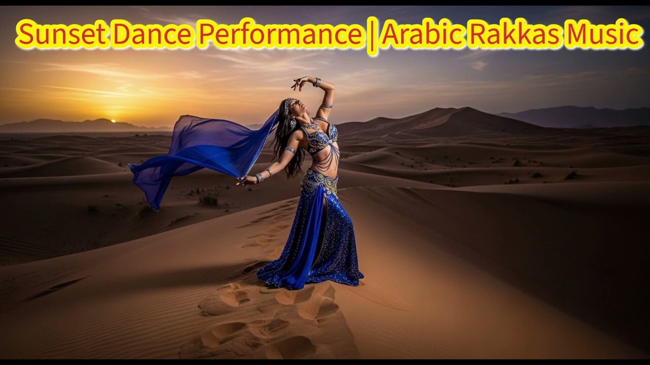 Sunset Dance Performance | Arabic Rakkas Music | Oriental Belly Dance Rhythm
