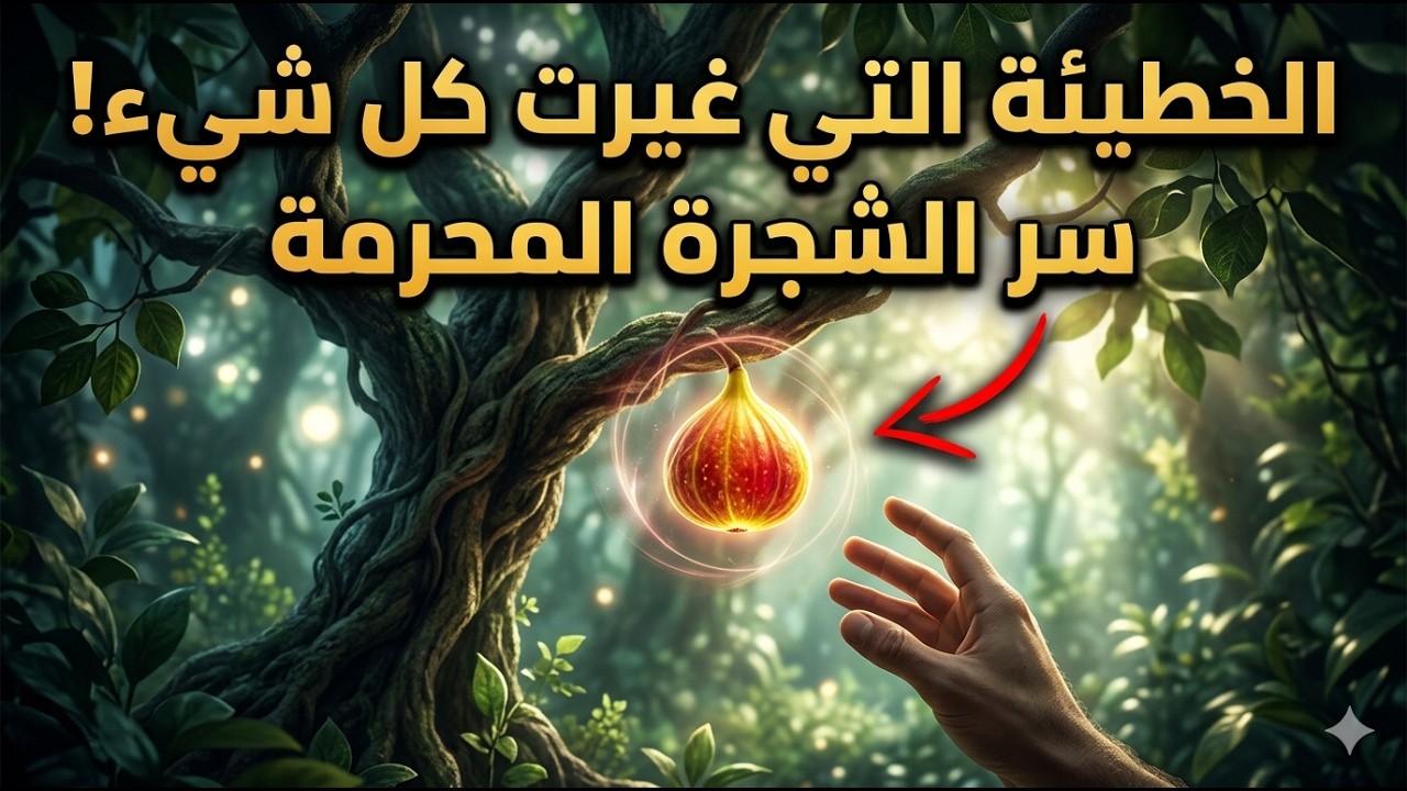 الحلقة 3 | الخطيئة الأولى: قصة الشجرة التي غيرت مصير البشرية! 🌳 صدمة آدم وحواء في الجنة