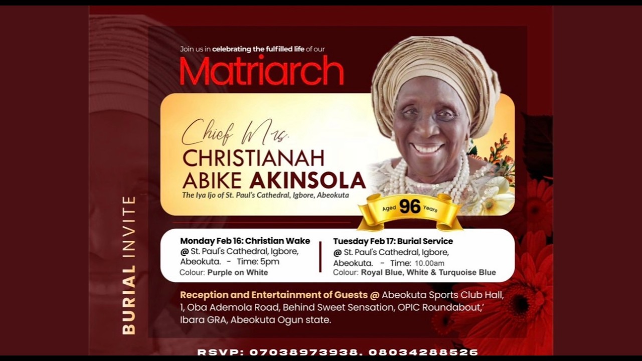 Celebration of Life (Church Service)