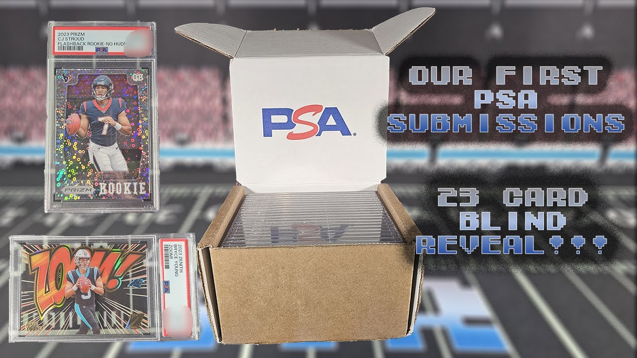23 Card PSA Blind Reveal! Our FIRST Submission!