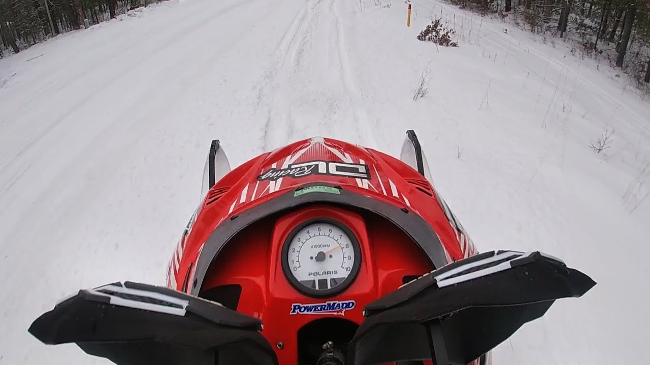 Rippin the race sled Lewiston MI