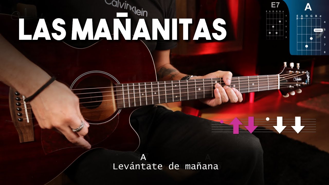 LAS MAÑANITAS GUITARRA ACORDES + REQUINTO Regional Mexicano | Christianvib