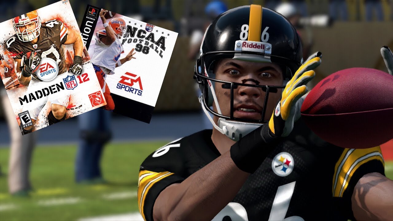 HINES WARD THROUGH THE YEARS FROM NCAA FOOTBALL 98 TO MADDEN 12