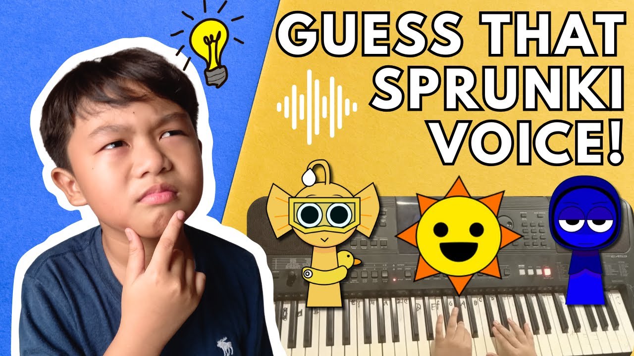 Sprunki Voice Guessing Game – Played on Yamaha E453 Keyboard