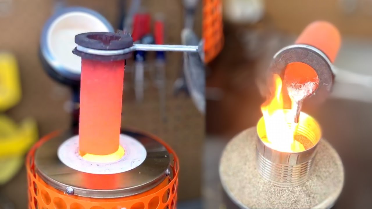 ToAuto 3kg Gold Melting Furnace - Lost-Foam Metal Casting - Turn Foam into Solid Aluminum