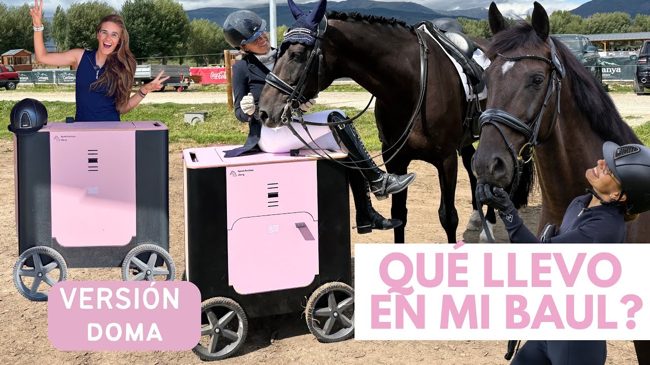 ¿Qué llevo en mi baúl de concurso? 🧳 Versión Doma Clásica: 4 días de competición