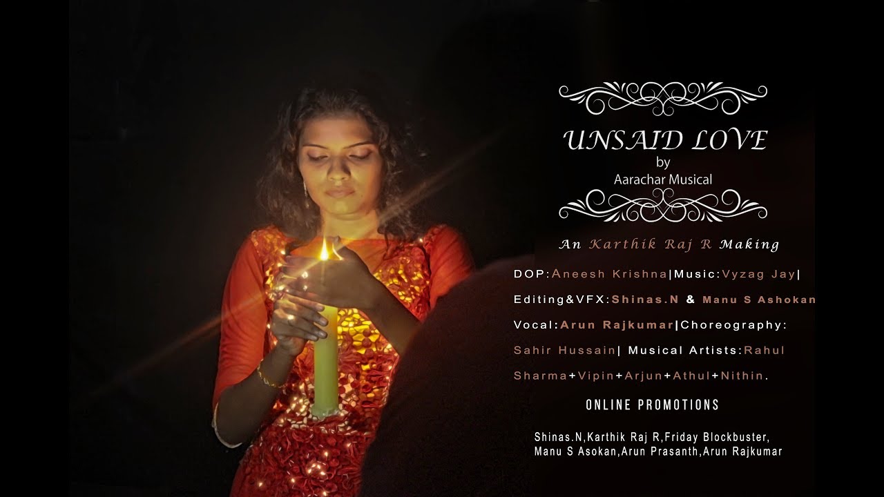 UNSAID LOVE Motion Poster- Arun Rajkumar & Damaru Band 2018
