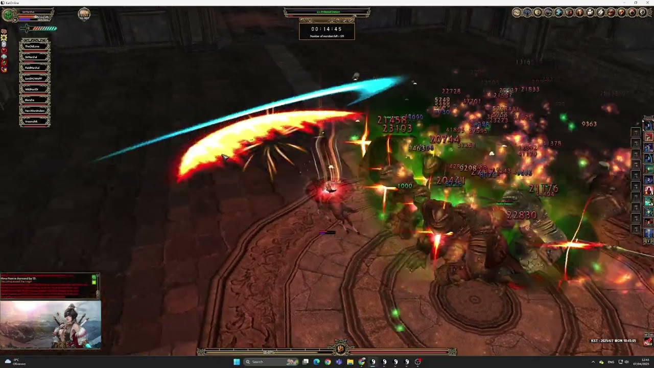 KalOnline SwordTrickster D7f2(PT) solo clear