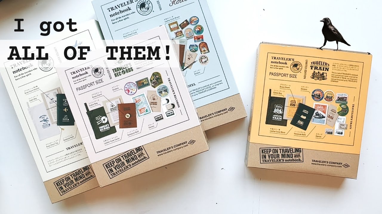 Unboxing and Reacting to ALL 2022 Traveler's Notebooks Limited Editions | @quoththecrow