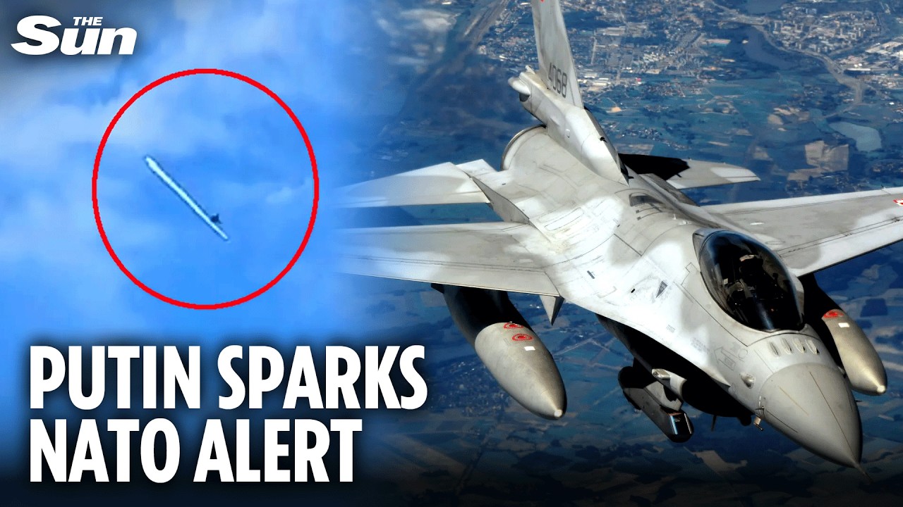 Nato Jets SCRAMBLE after Russian drone invades Latvia