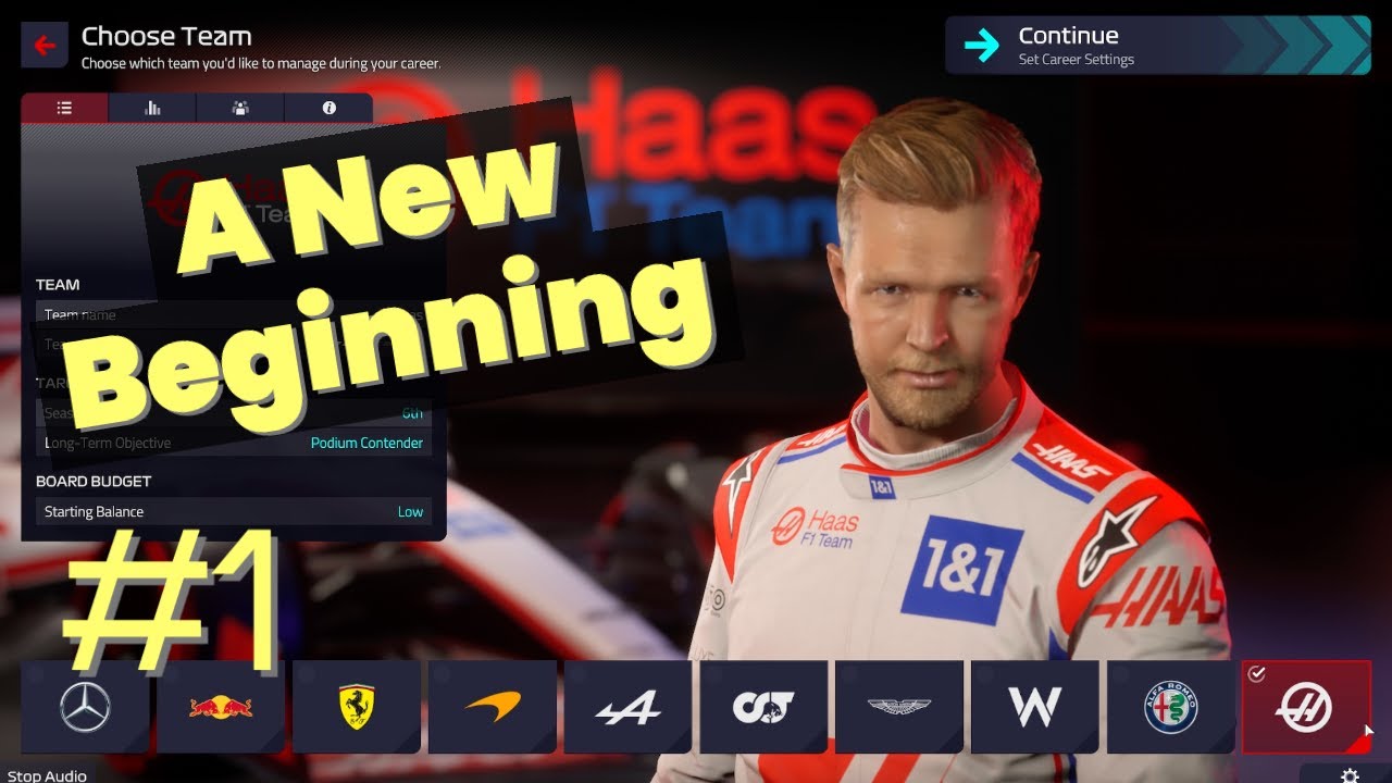 Vowing To Bring A Constructors Championship To America - F1 Manager 22 (Haas Part 1)