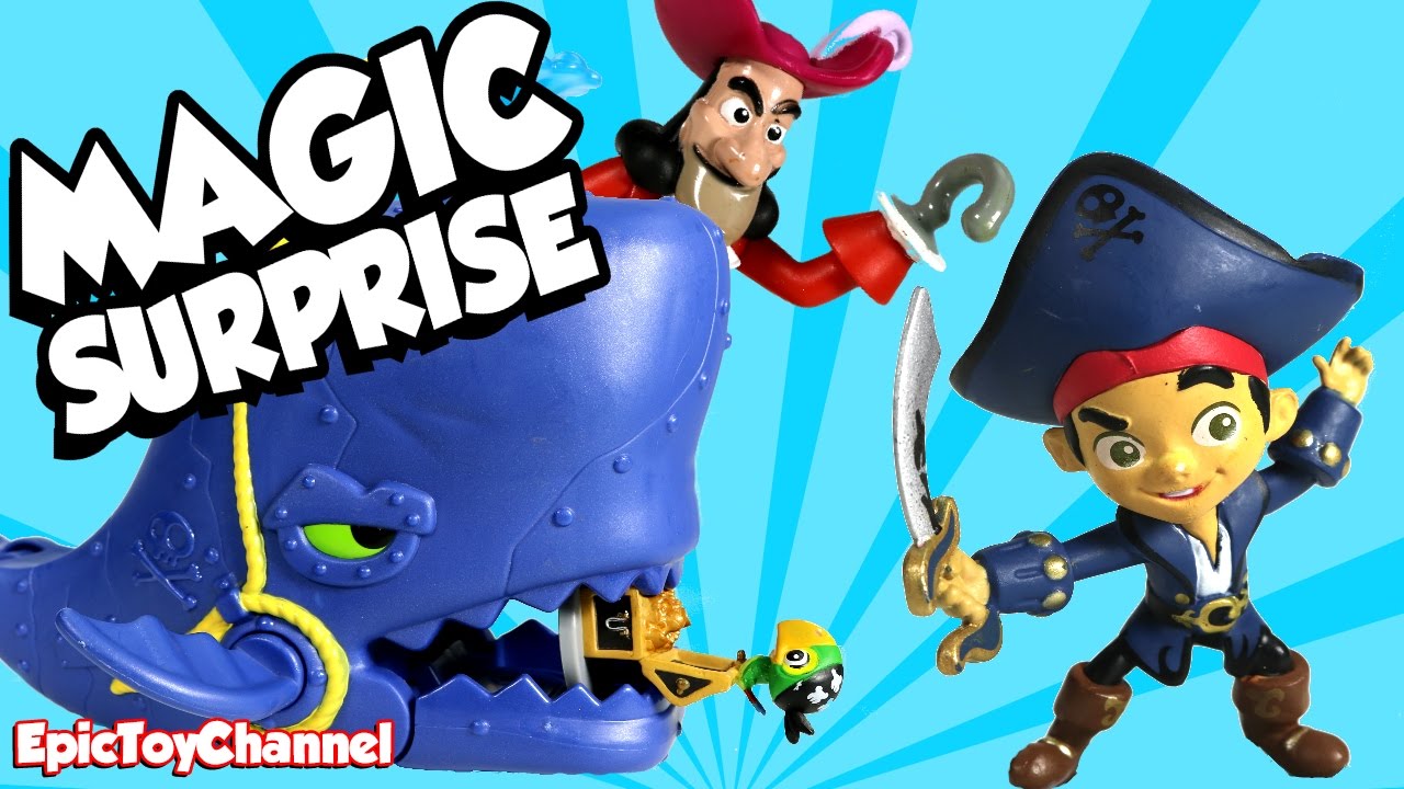 JAKE AND THE NEVERLAND PIRATES Surprise Toys Magic with Octonauts, Blaze & Disney Surprise Toys