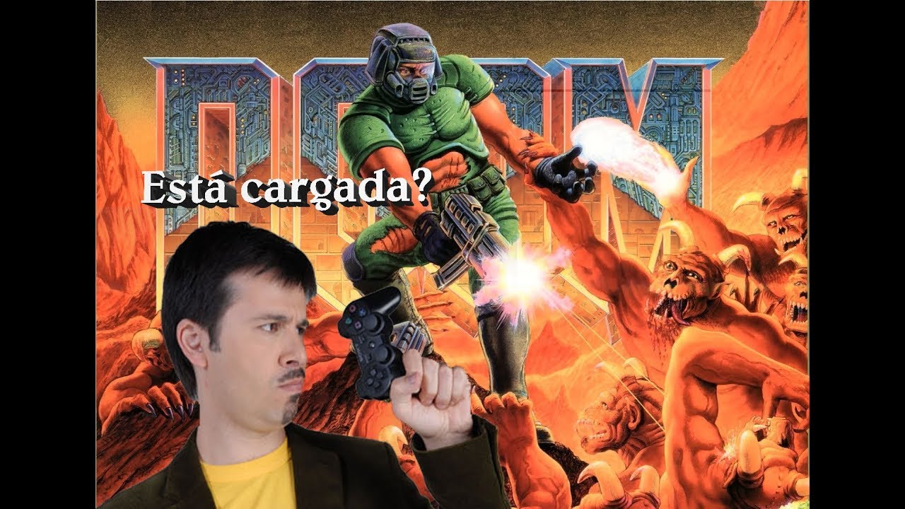 Papito jugando al Doom