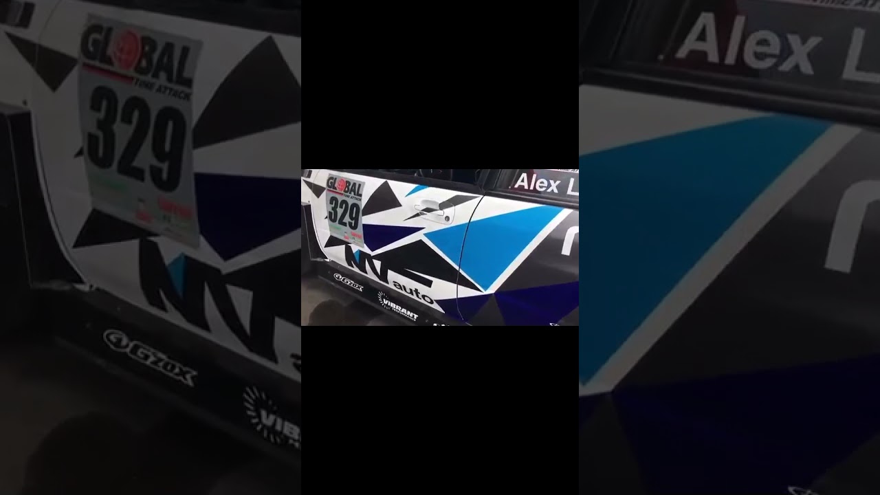 Time attack Subaru wrx idling