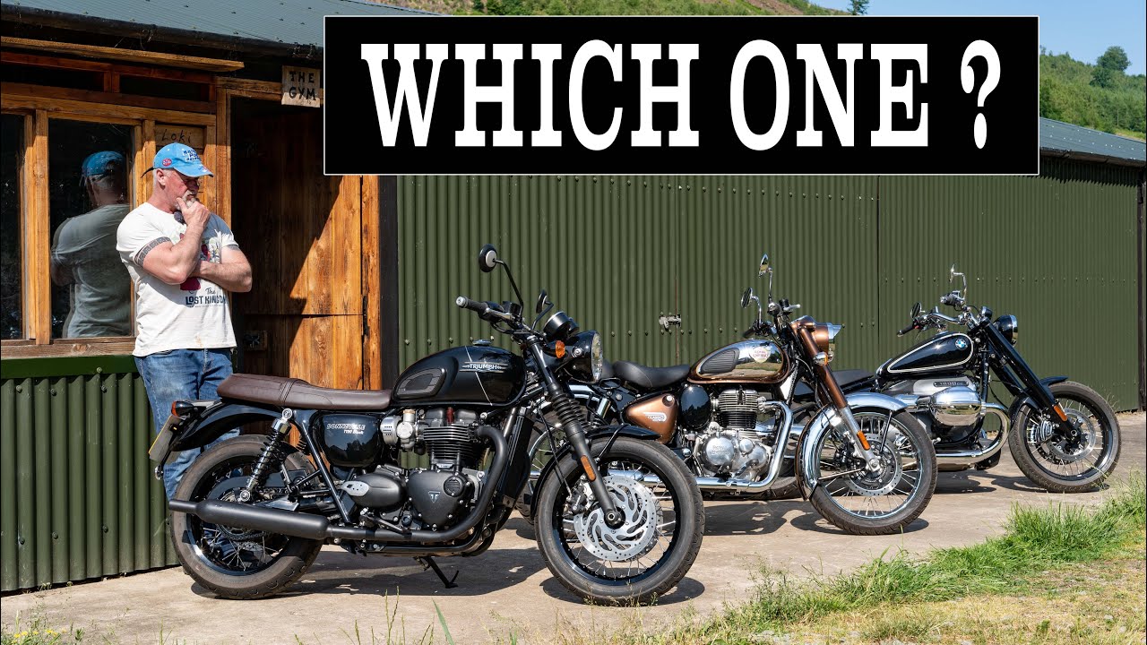 Triumph T120 против Royal Enfield против BMW R 18: битва современной классики!
