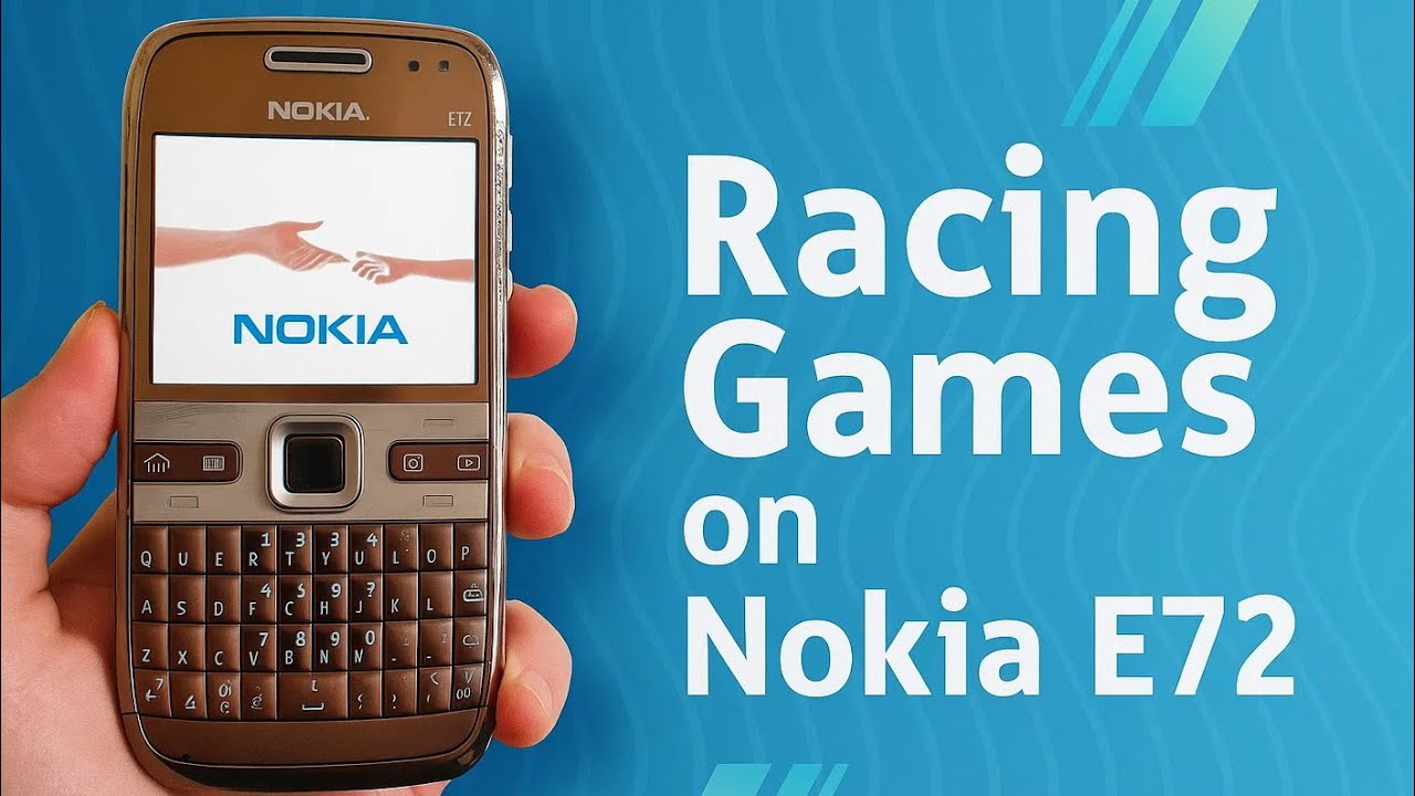 Nokia Play Racing Games on E72, Game Java SIS | Race 3d game 2009 Part 1, S60 Retro System