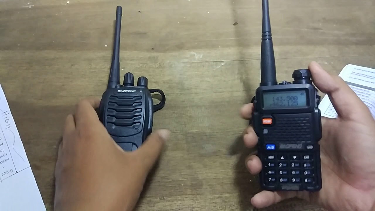SETTING HT BAOFENG UV5R (DUAL BAND) DENGAN BF888S (SINGLE BAND UHF)