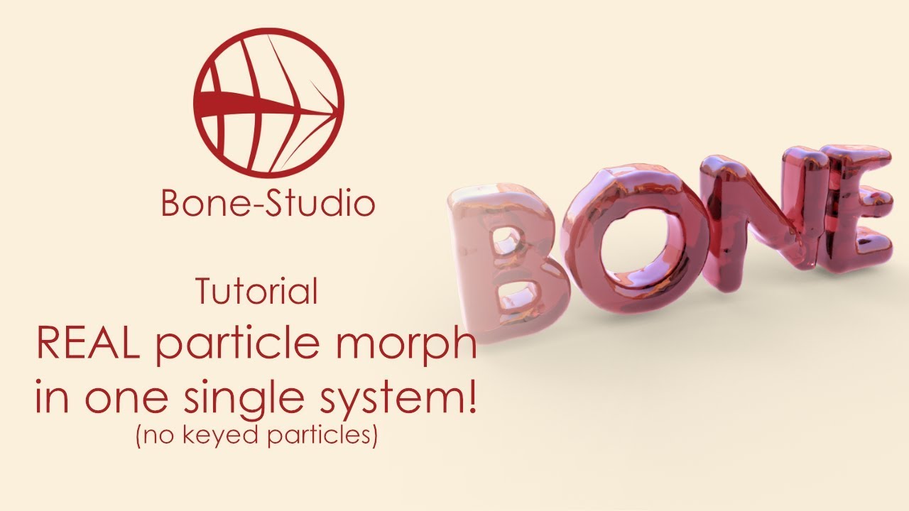 Blender 2.79 Tutorial - Morph particles in any shape in a physically correct way!