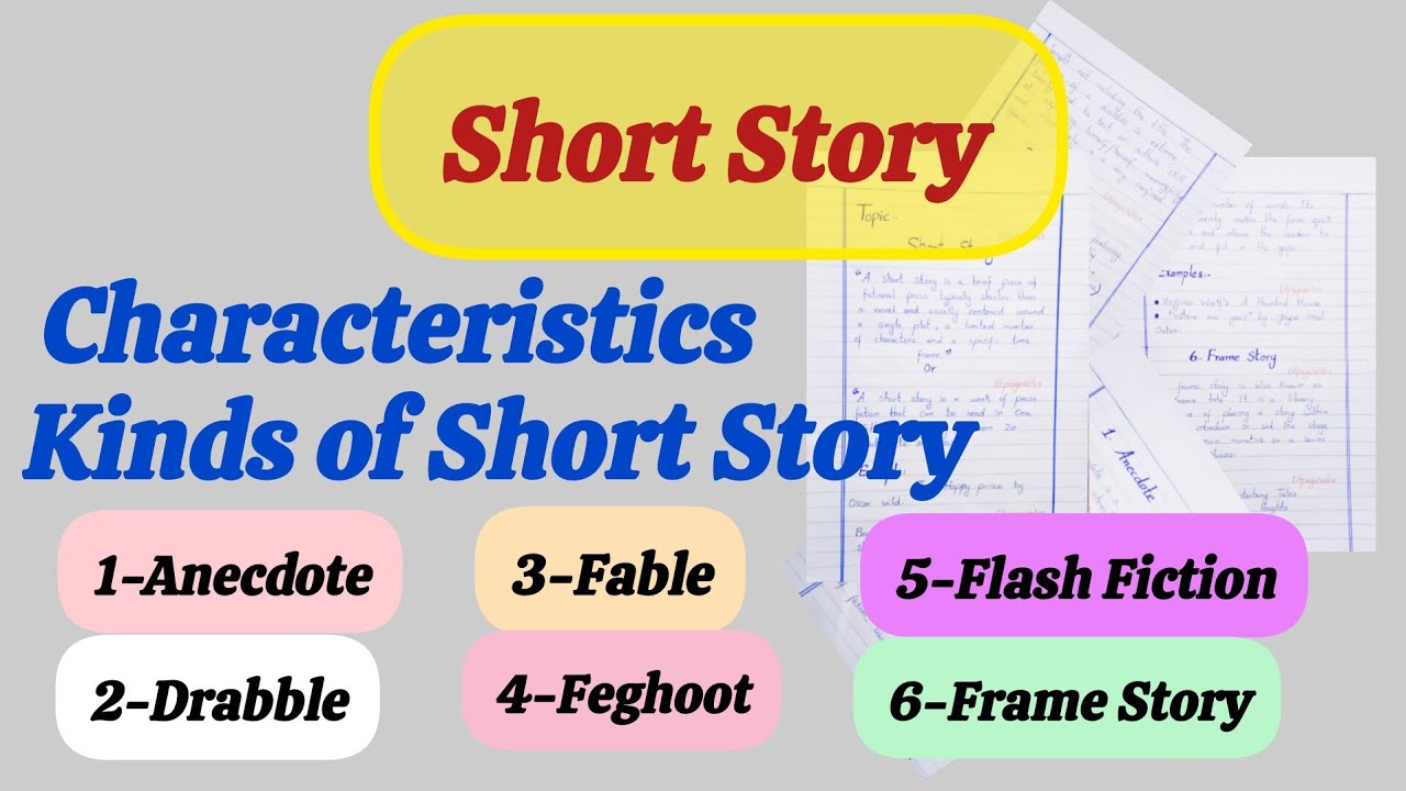 What is Short Story in English Literature | Types of Short Story in English literature | Easy notes