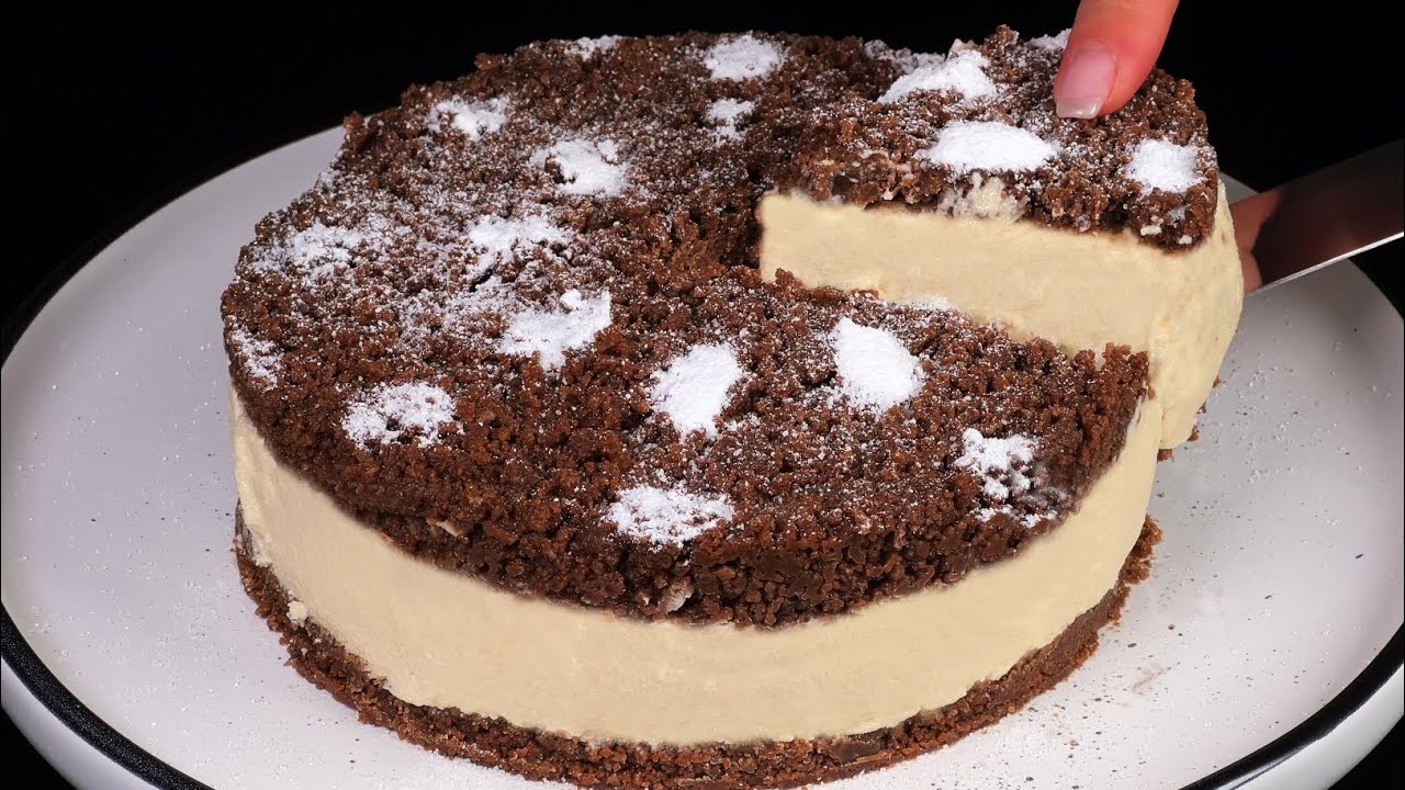 KALTER KAFFEEKUCHEN ☕️ SIE WERDEN IN 10 MINUTEN ZUBEREITEN! KEIN KOCHEN 🤩 ganz einfach und lecker!