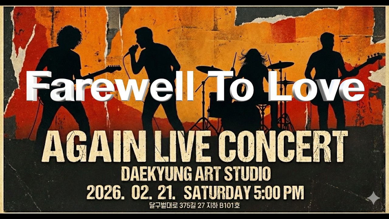 어게인첫공연2월21일 Farewell To Love