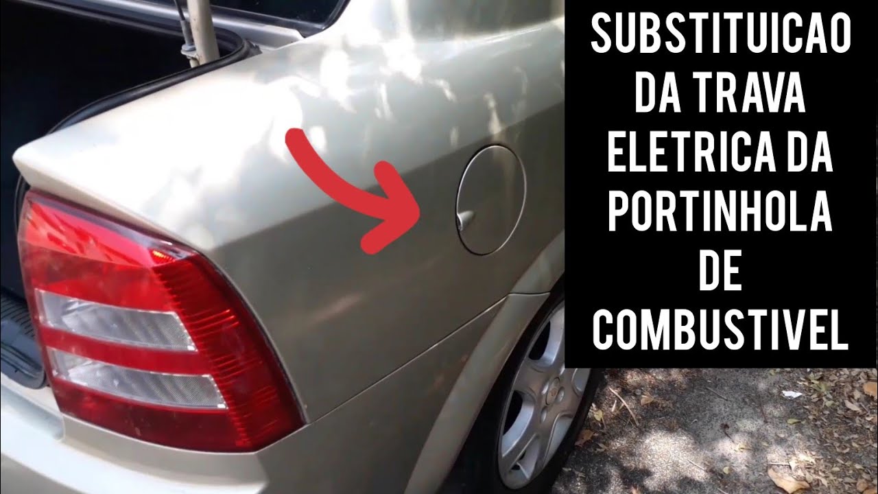Trocando a trava elétrica da portinhola do tanque de combustível