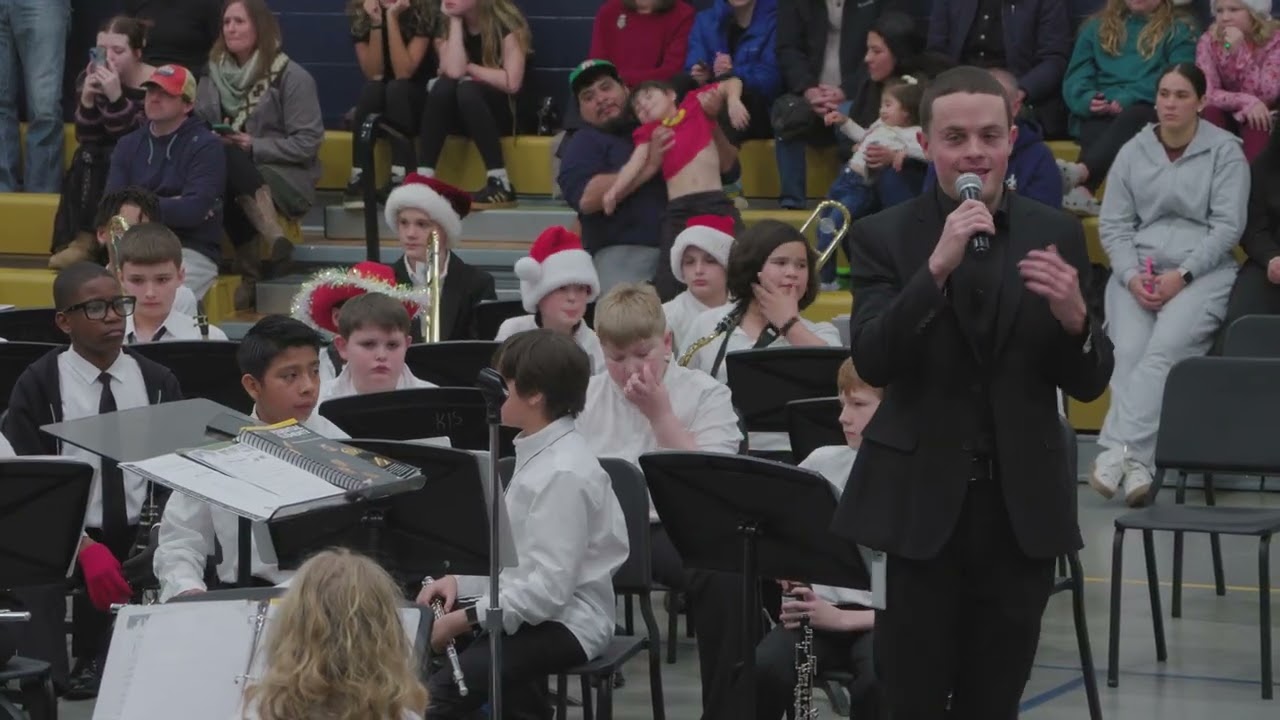 Koontz Intermediate 6th Grade Band Winter Concert 2025