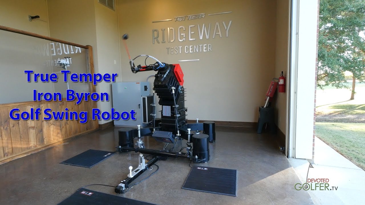 TrueTemper Iron Byron Golf Swing Robot