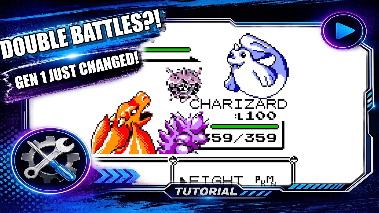 Pok&eacute;mon Gen 1 Recomp Finally Gets DOUBLE BATTLES!
