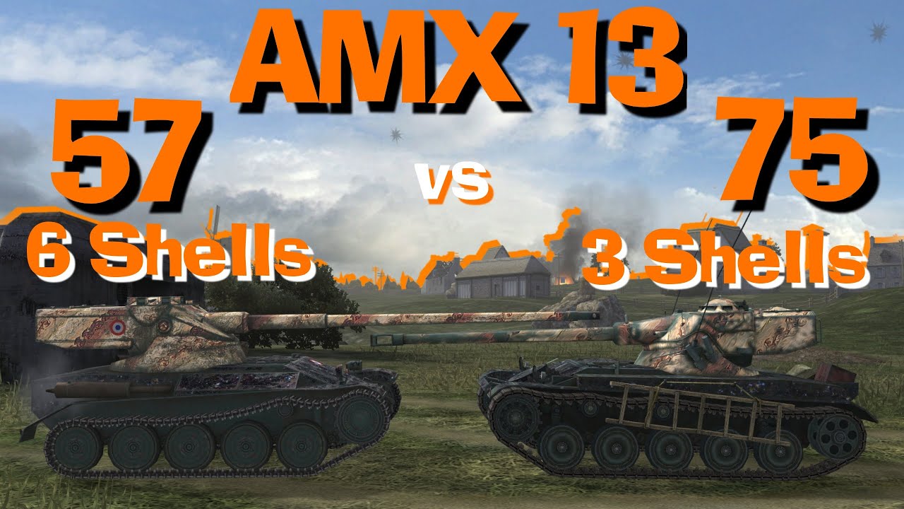 WOT Blitz Face Off || AMX 13 57 vs AMX 13 75