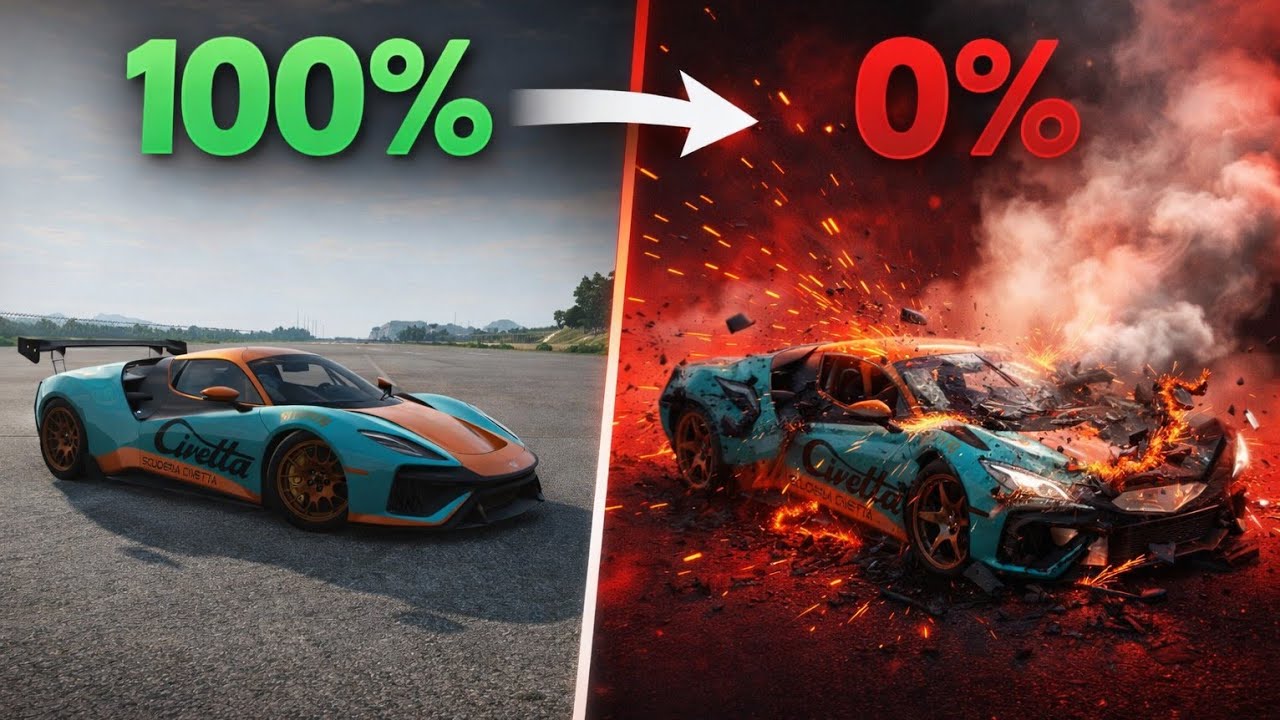 4 Extreme Crash Tests – Who Will Survive the Crusher?