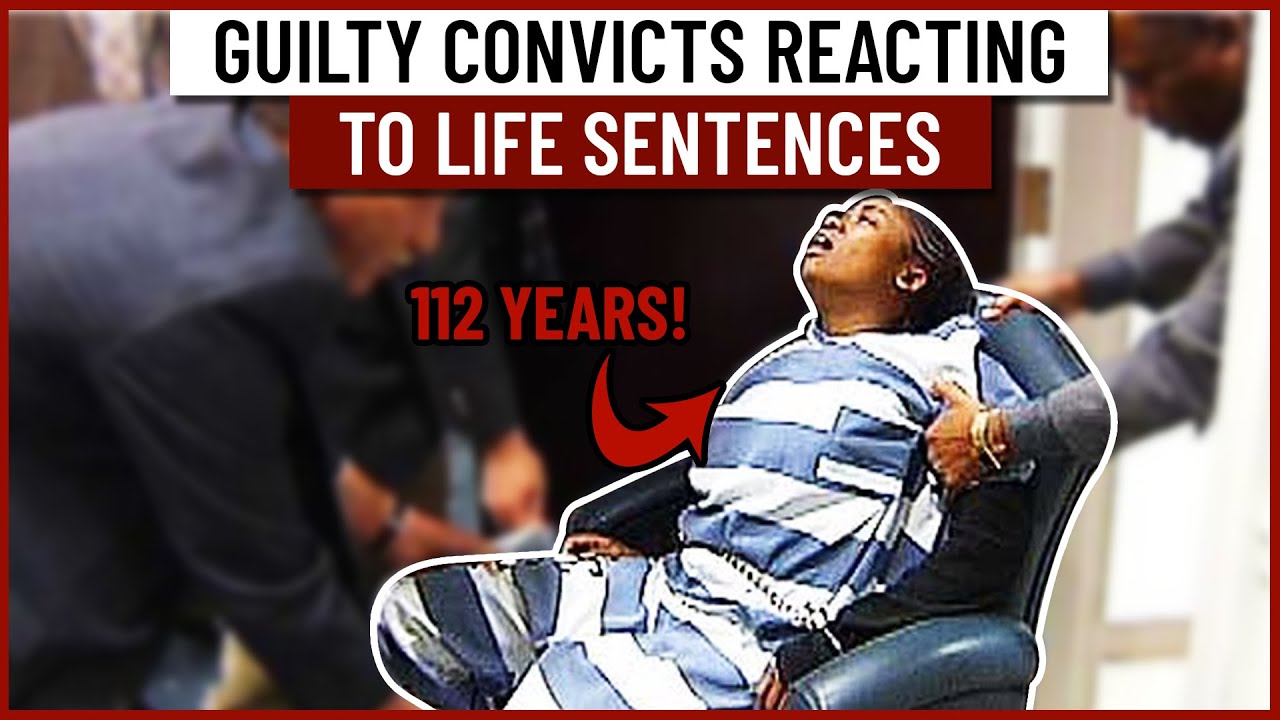 Guilty Convicts reacting to Life Sentences in Prison