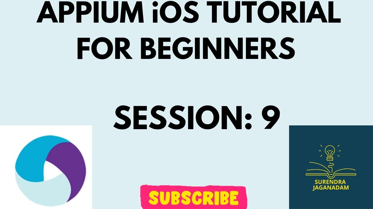 Session 9: Mobile Automation Testing using APPIUM iOS | APPIUM for Beginners