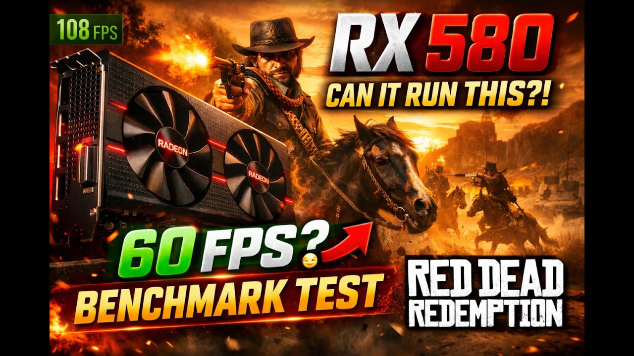 RX 580 + i5 10400F – Red Dead Redemption Benchmark (2026)