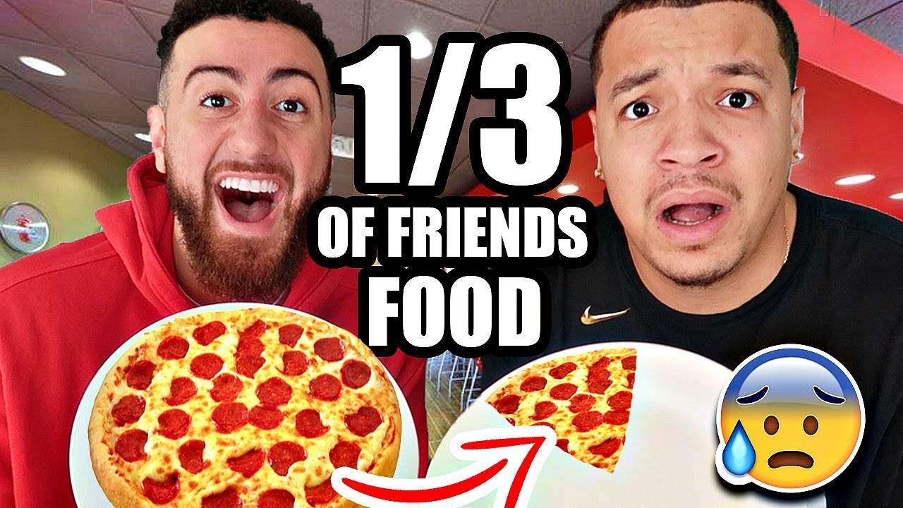 I ONLY Ate 1/3 Of What MY Friends Ate For 24 Hours!! (Impossible Food Challenge) FT CHADWITAJ