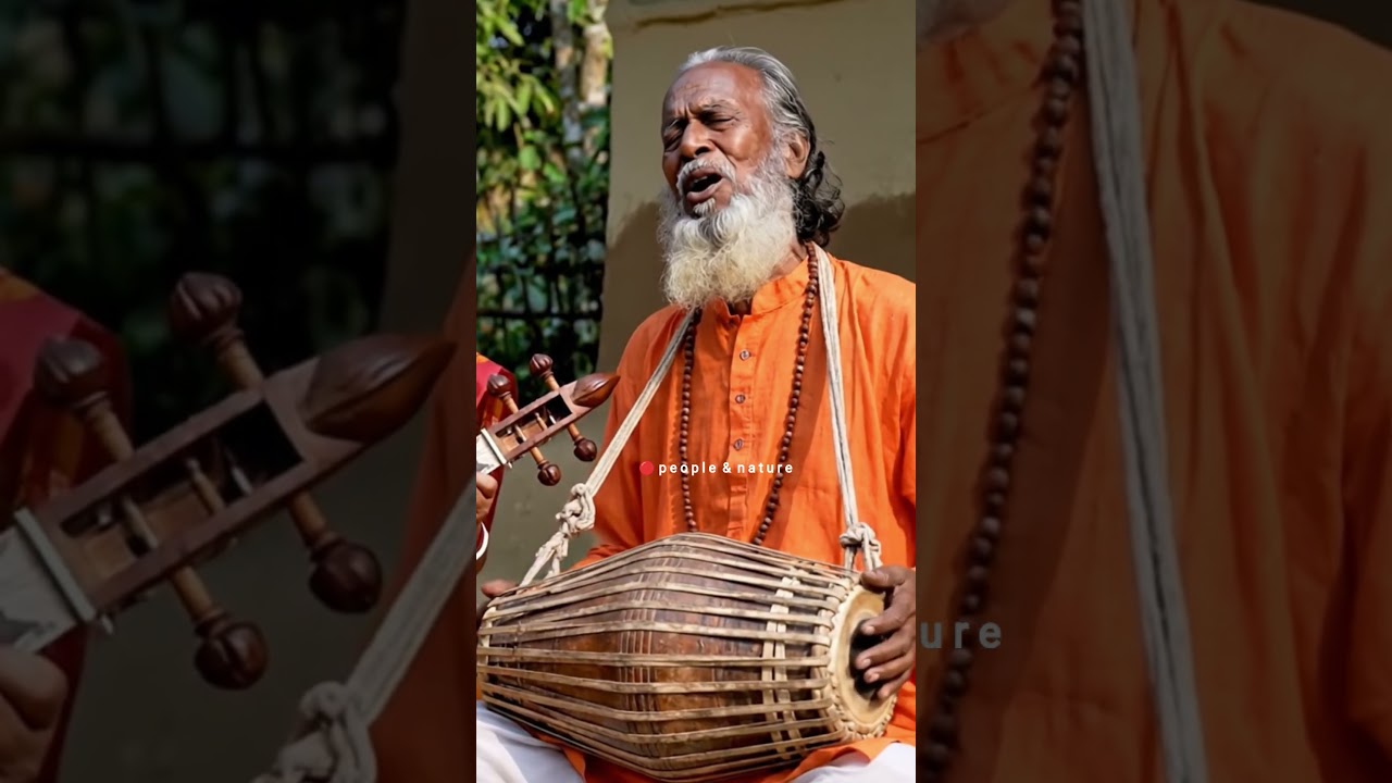 Baul folk singer in West Bengal