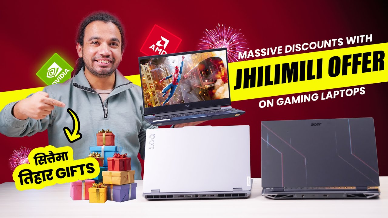 🎉 Tihar Offer on Mid-Range Gaming Laptops | Upto 25% Off + Mystery Gifts | Mudita Store Nepal 🔥
