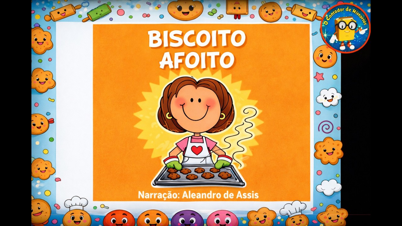 Biscoito Afoito! Uma Lição Doce 🍪 História Infantil Narrada para Aprender Brincando!