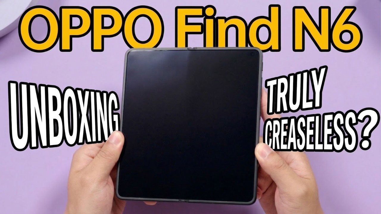 Распаковка и первый взгляд на OPPO Find N6 | Новый складной монстр с технологией Satellite | Цена...