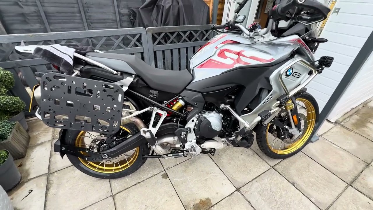 BMW F850 GSA sport brakes all done bike all done. #bmwf850gsadventure #bmwf850gs 