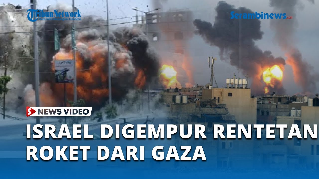 Israel Digempur Rentetan Roket dari Gaza Saat Peringati Upacara 1 Tahun Serangan oleh Hamas