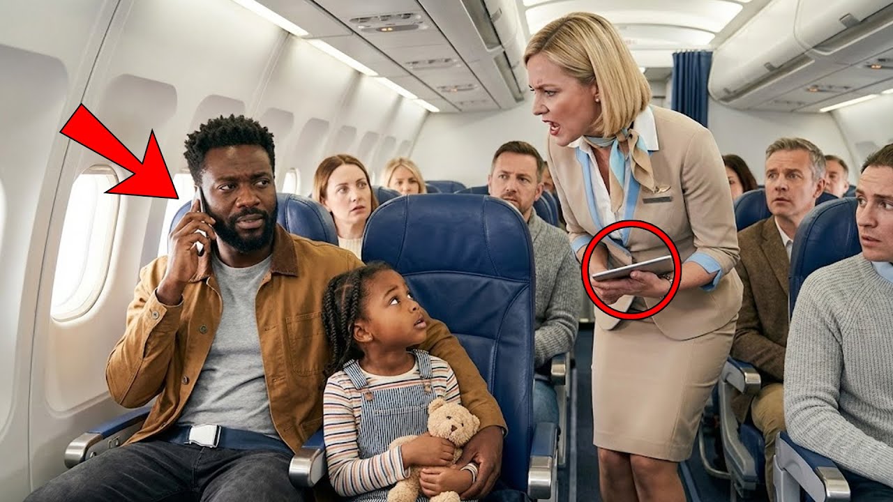 Black Single Dad Asked for ID Again in First Class — One Call Later, the Flight Is Canceled