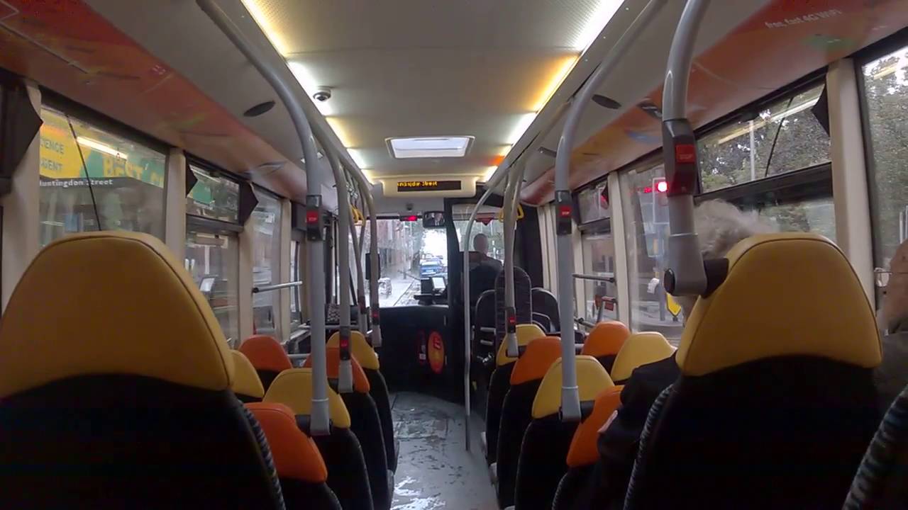 Trent Barton Optare Versa YJ12 PKK (824) - W/Engine Start-up - The Threes
