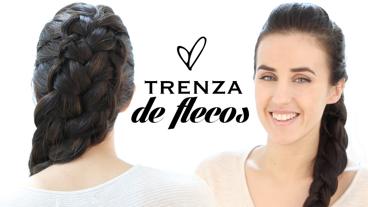 Trenza de flecos cruzados | French loop braid