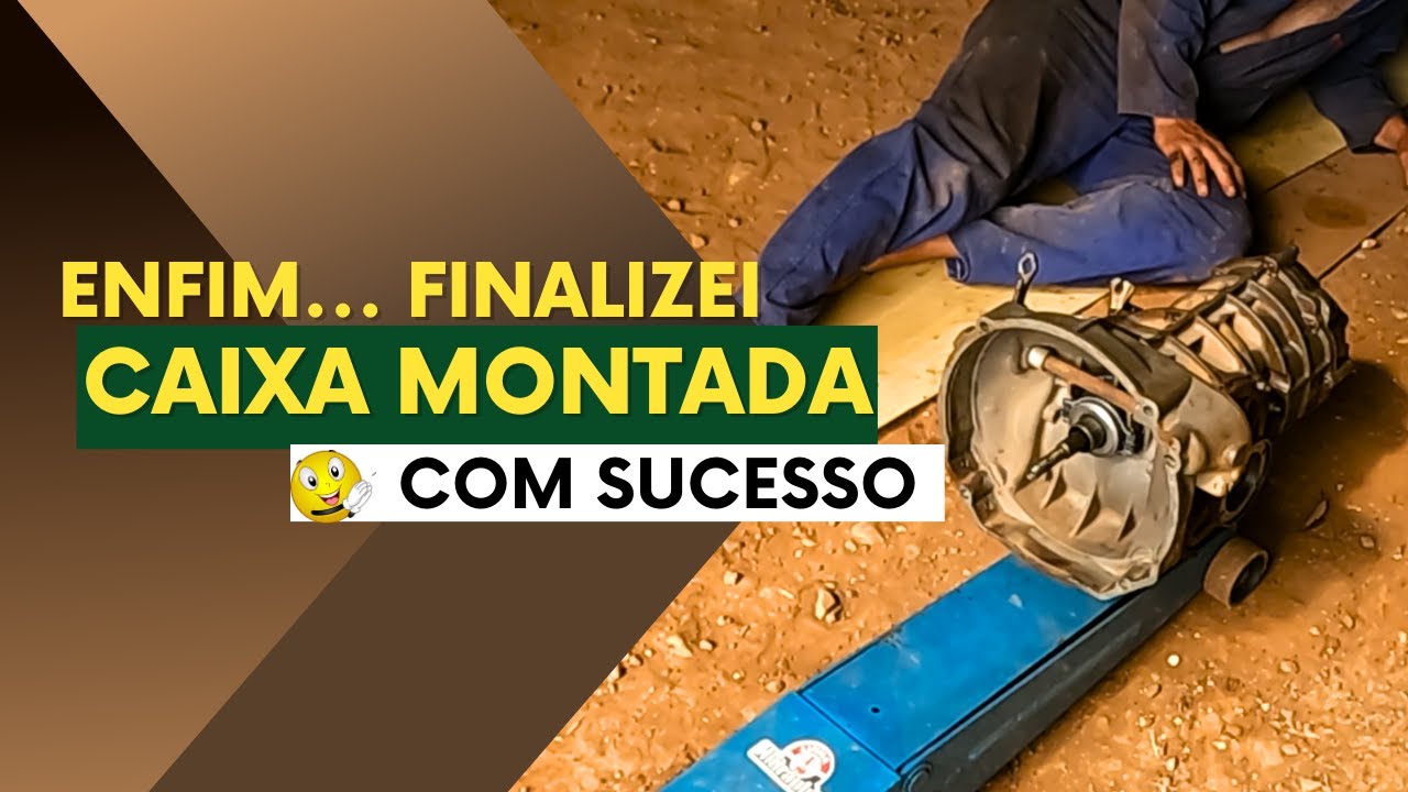 MINHA PRIMEIRA CAIXA DE CÂMBIO DE KOMBI FINALIZADA COM SUCESSO!
