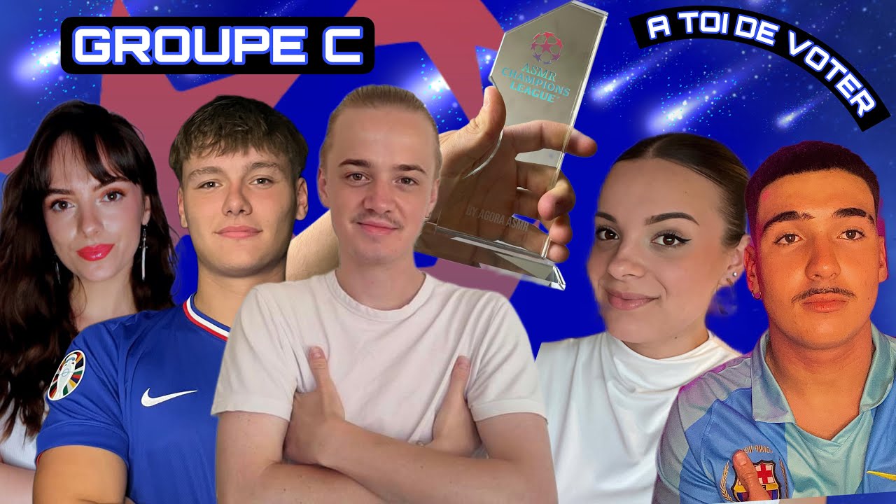 ASMR CHAMPIONS LEAGUE ⭐️|PHASE DE GROUPES (©️)| A TOI DE VOTER !