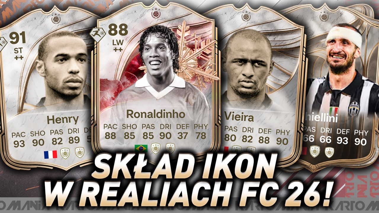 FC26 - RONALDINHO WJEŻDŻA DO GRY ZE SKŁADEM IKON!